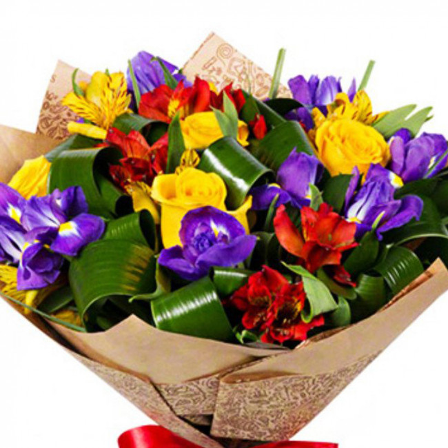 Букет цветов "Яркие истории " Букет цветов "Яркие истории "